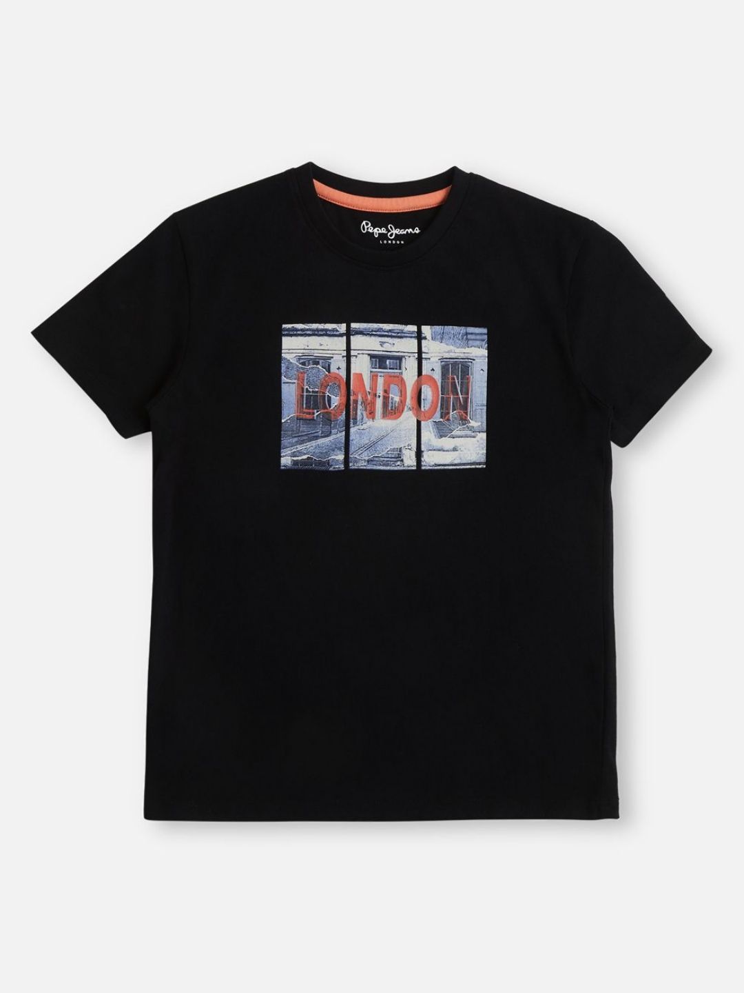 Pepe Jeans Boys Graphic Printed Round Neck Pure Cotton T-shirt-picture-36