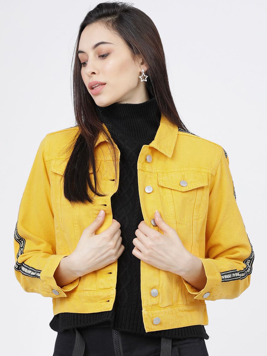 Tokyo Talkies Women Open Front Jacket-picture-35