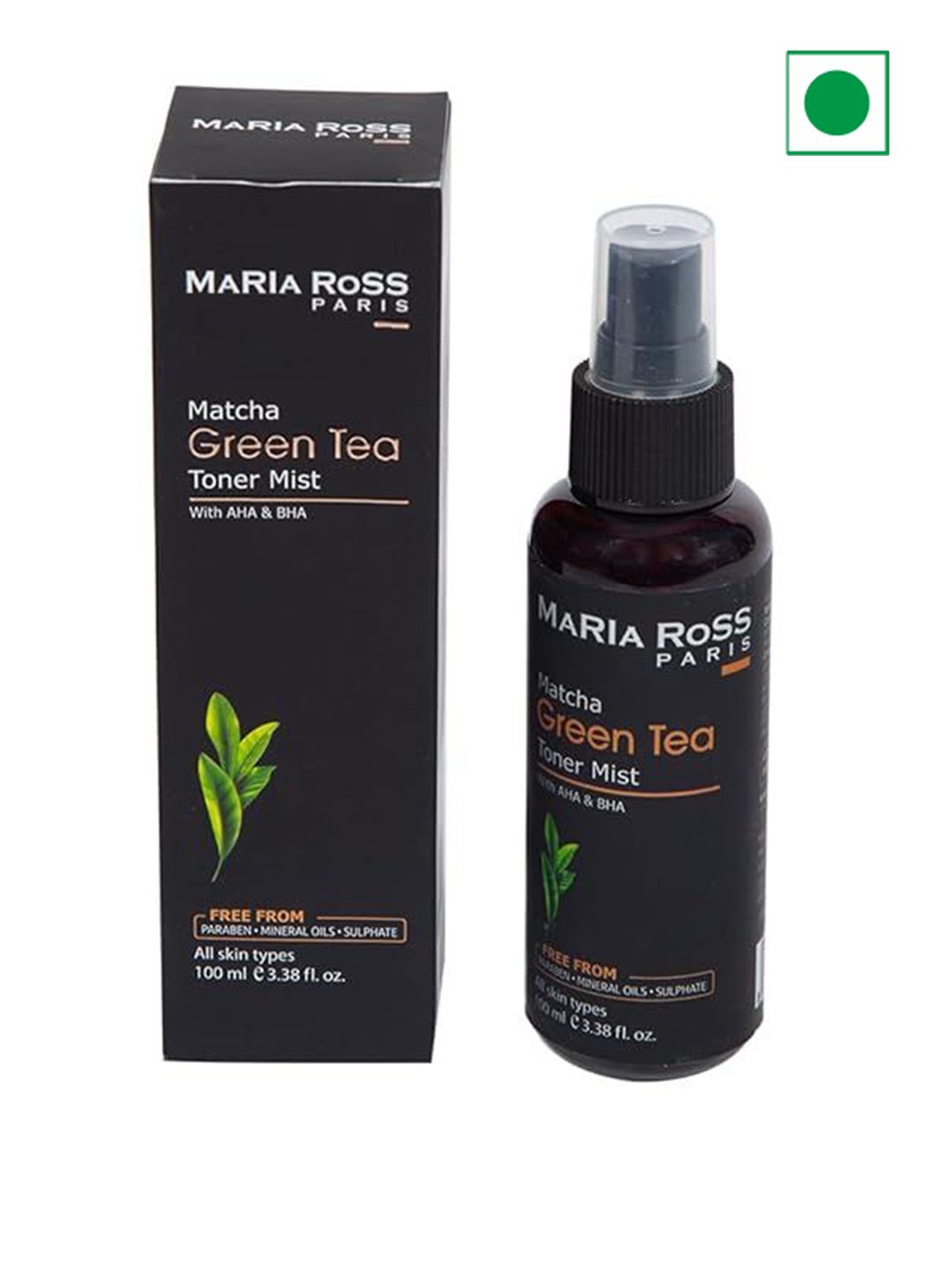 MARIA ROSS PARIS Matcha Green Tea Toner Mist With AHA & BHA - 100ml-image-26