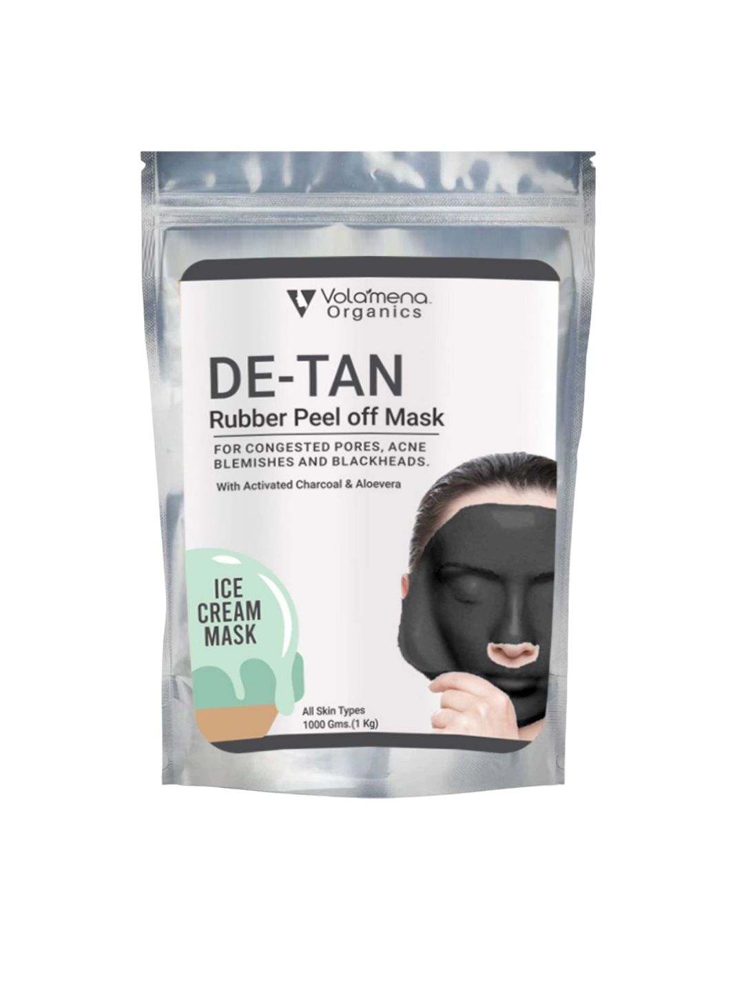 Volamena  De-Tan Rubber Peel Off Mask For Tan Removal Acne & Blemishes- 1kg-picture-57