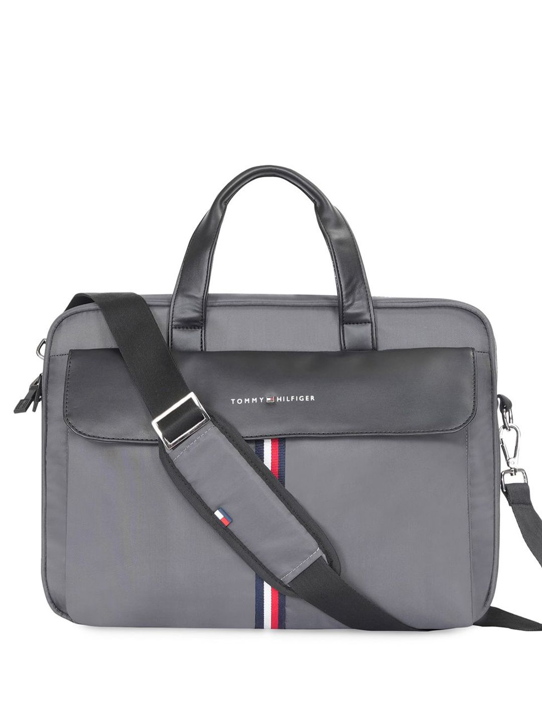 Tommy Hilfiger Unisex Striped Laptop Bag-picture-27