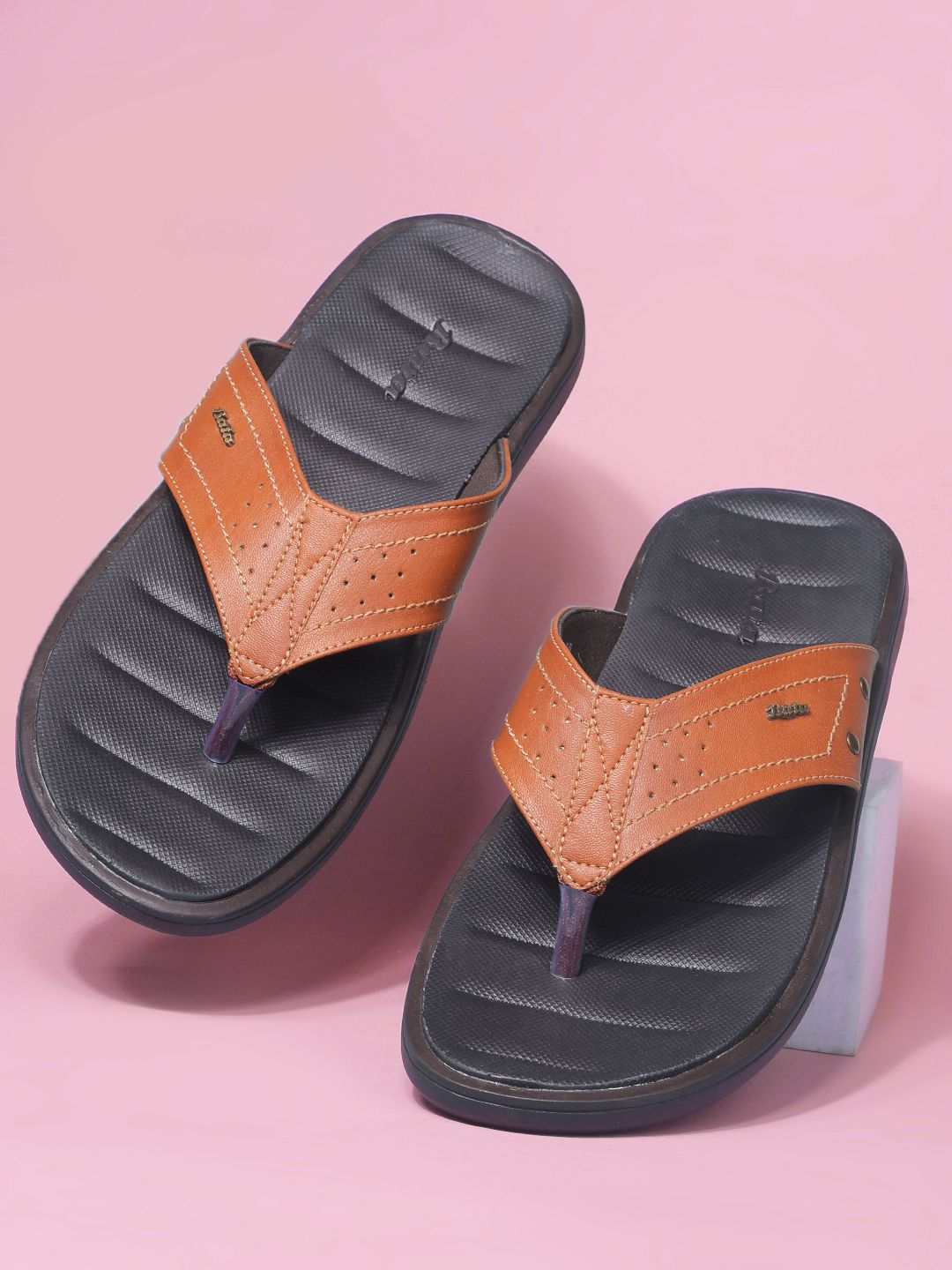 Bata Men PU Comfort Sandals-image-6