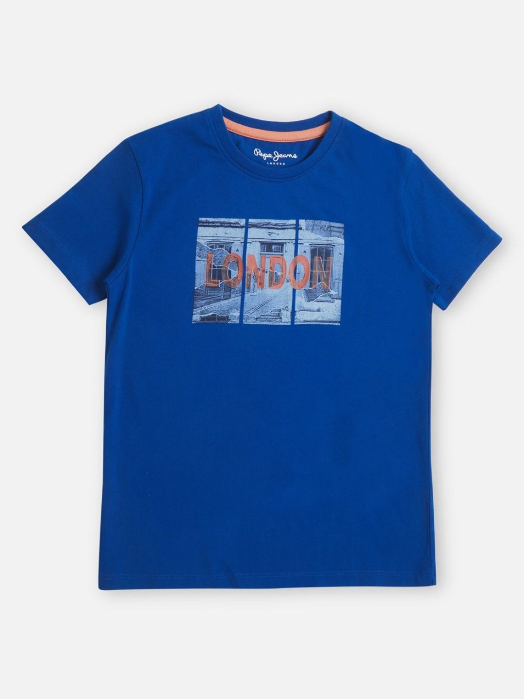 Pepe Jeans Boys Graphic Printed Round Neck Pure Cotton T-shirt-picture-32