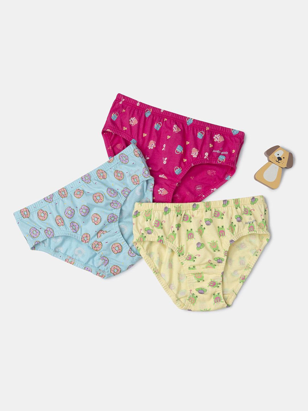 Jockey Girls Pack Of 3 Cotton Printed Briefs SG01-0305-LPBPR-picture-38