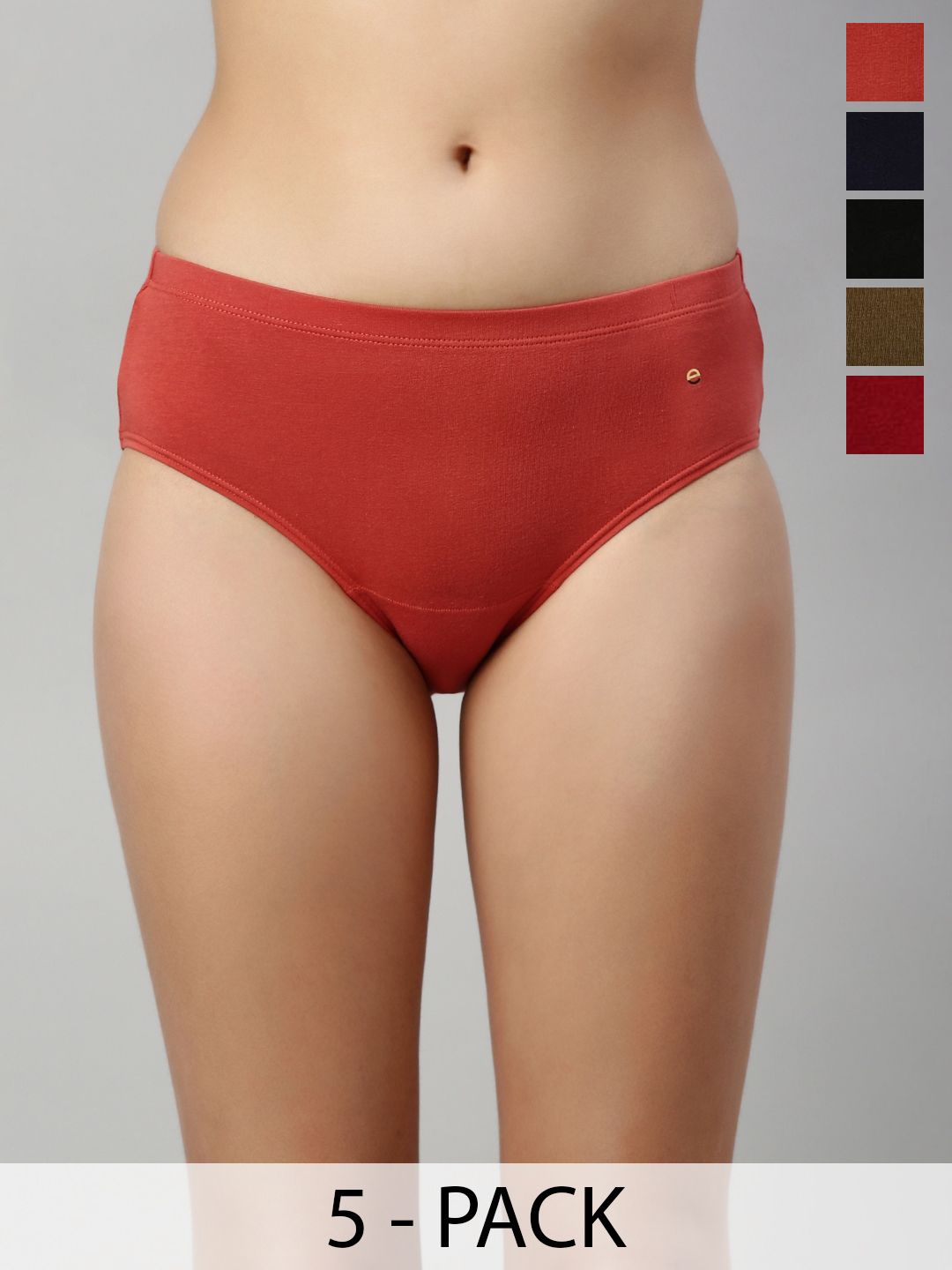 Enamor Pack Of 6 Cotton Hipster Briefs