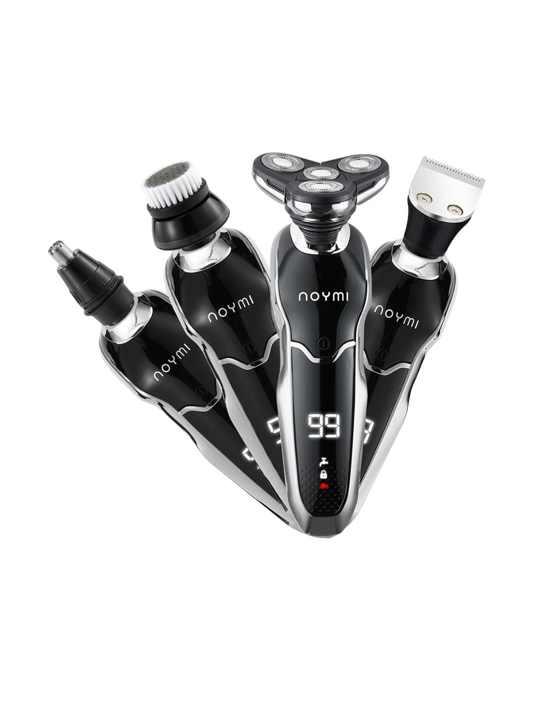 NOYMI Men 4-In-1 Waterproof Beard Trimmers-picture-10