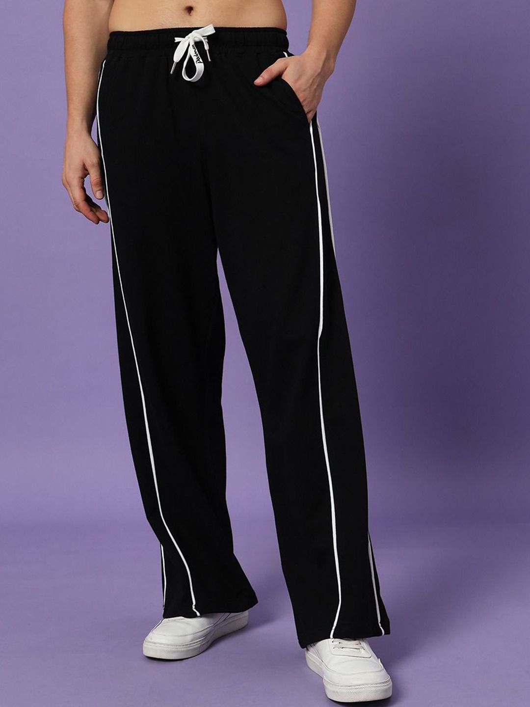 PockMAN Men Pure Cotton Mid Rise Track Pants-image-1