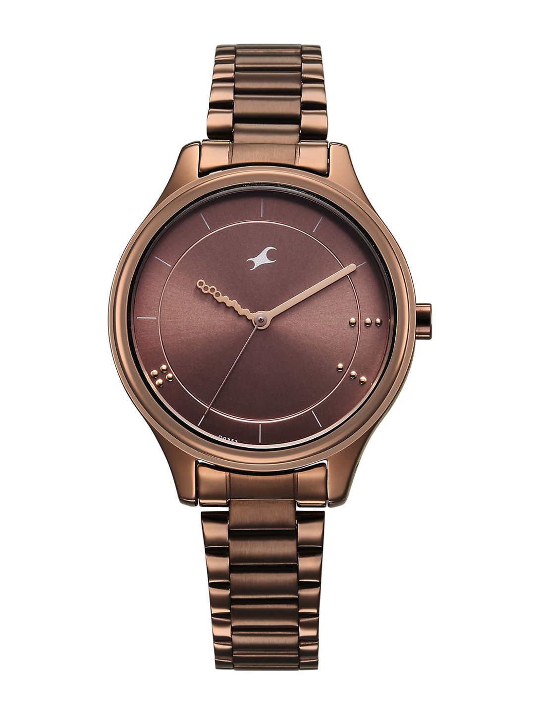 Fastrack Women Brass Dial & Bracelet Style Straps Analogue Watch 6296QM01-picture-32