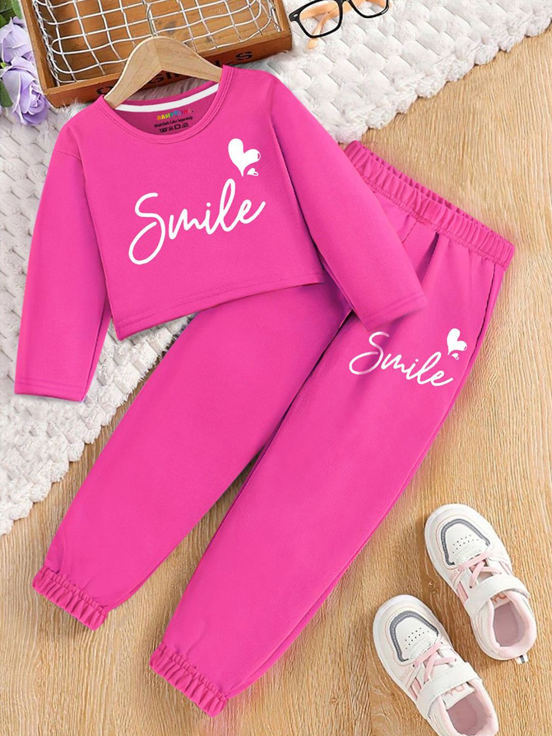 YK X Trampoline Girls Printed Top with Trousers-picture-41