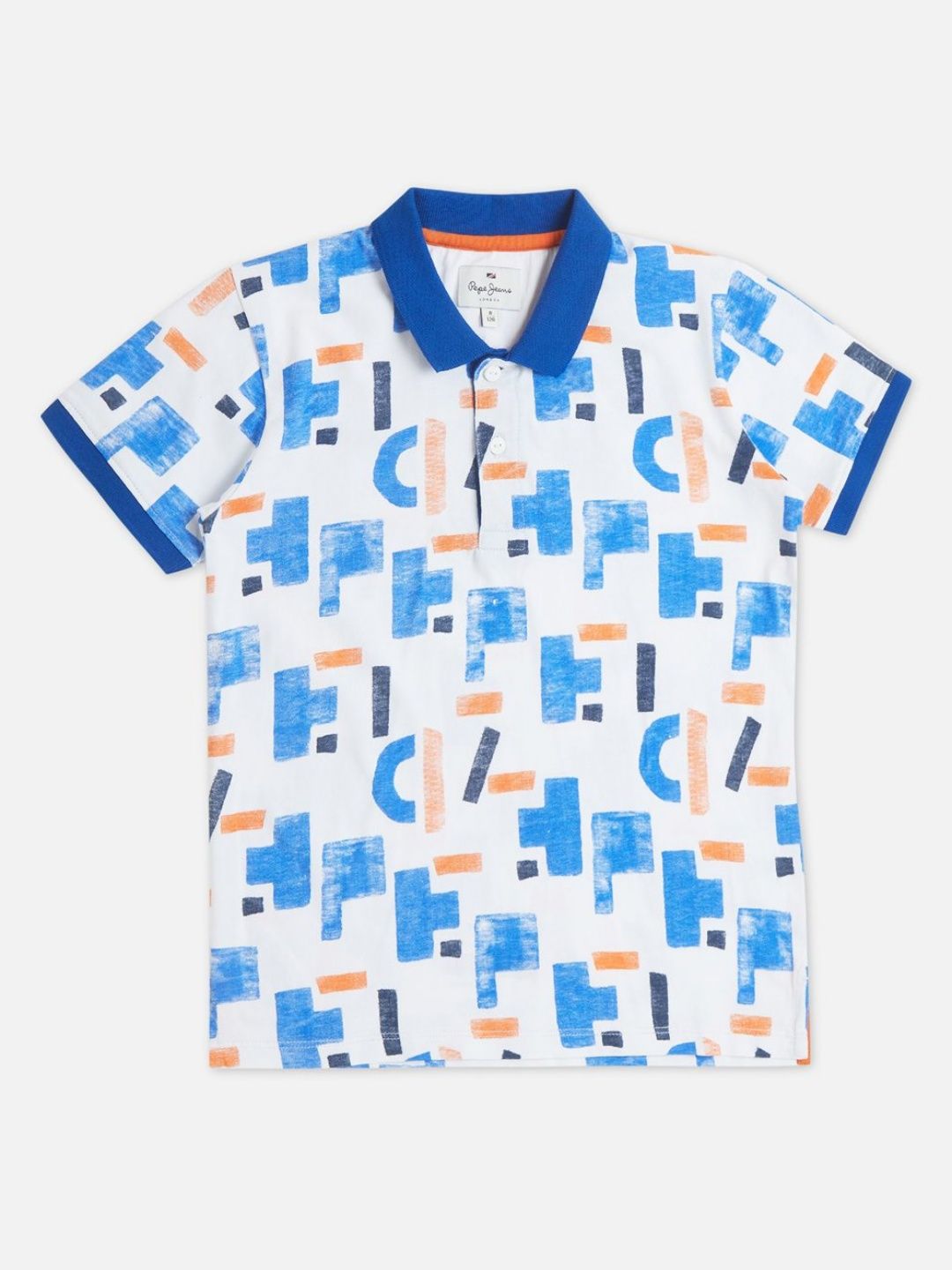 Pepe Jeans Boys Typography Printed Polo Collar Pure Cotton T-shirt-picture-25