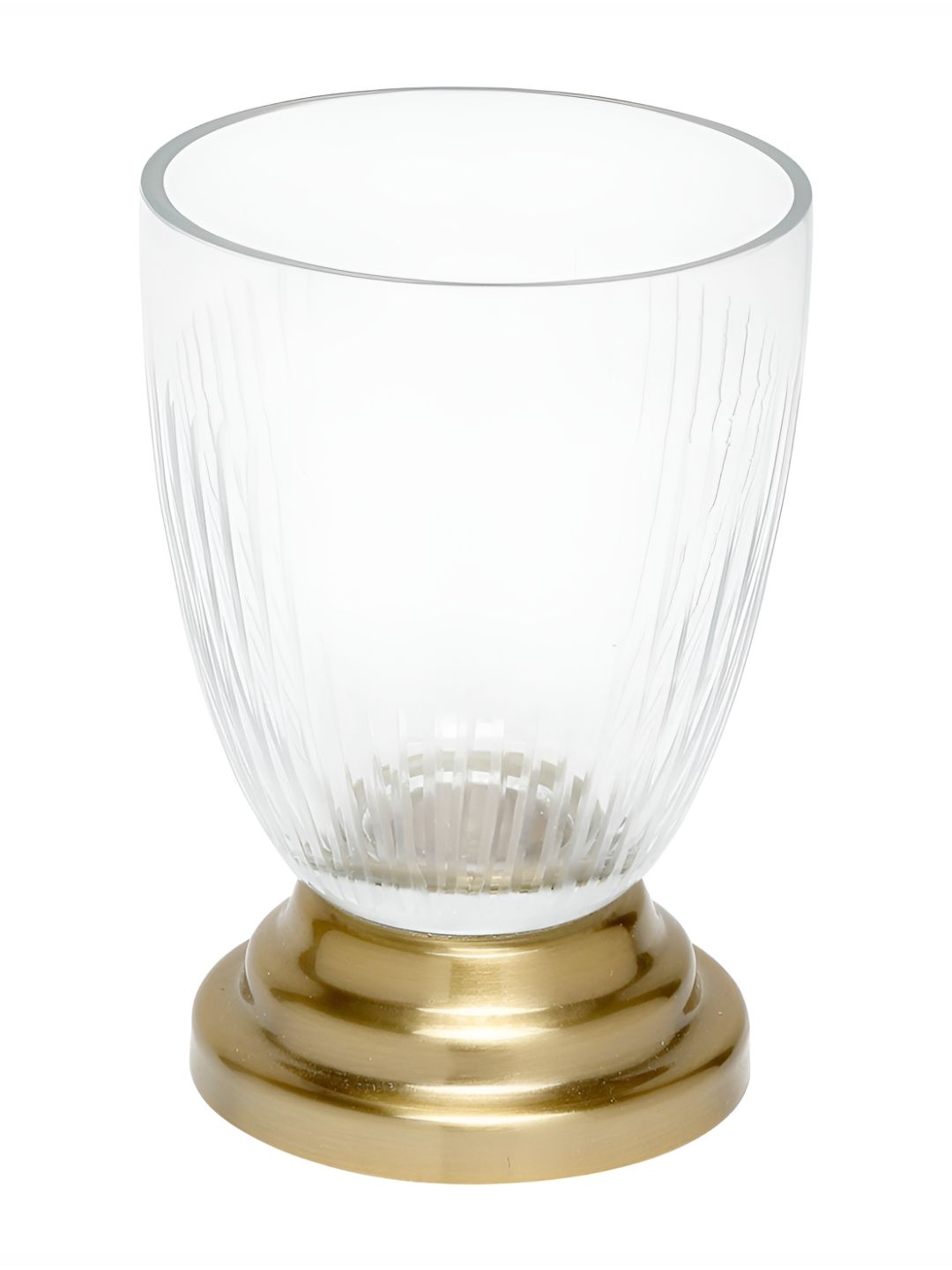 Fabindia White Glass Transparent Bath Tumbler-picture-11