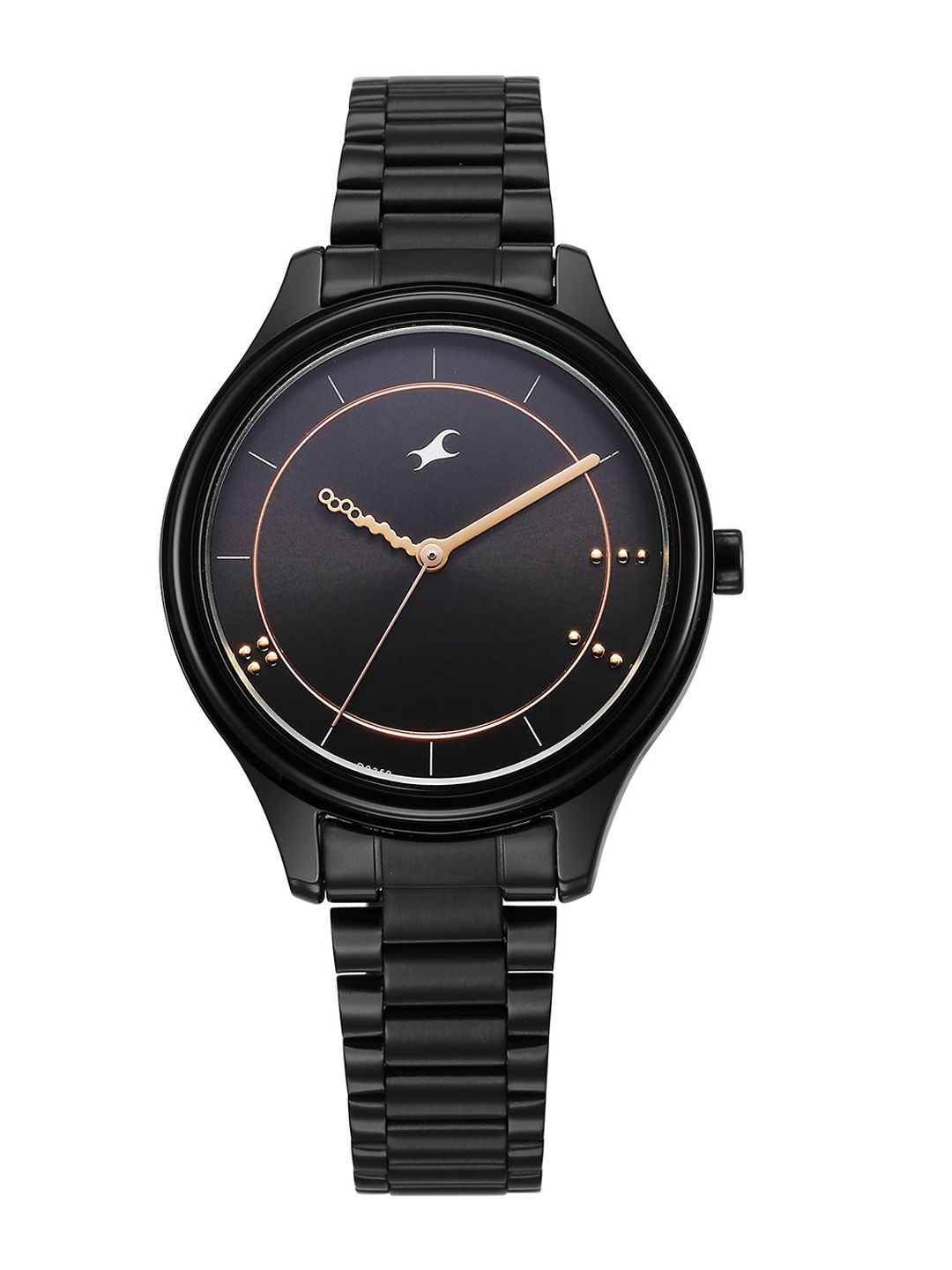 Fastrack Women Brass Dial & Bracelet Style Straps Analogue Watch 6296NM01-image-42