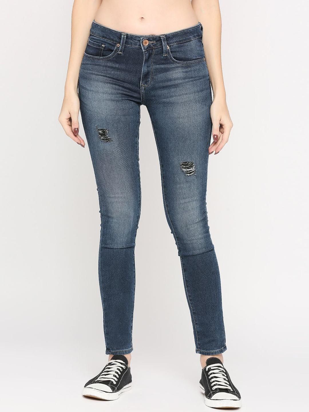 SPYKAR Women Super Skinny Fit Light Fade Jeans-picture-54