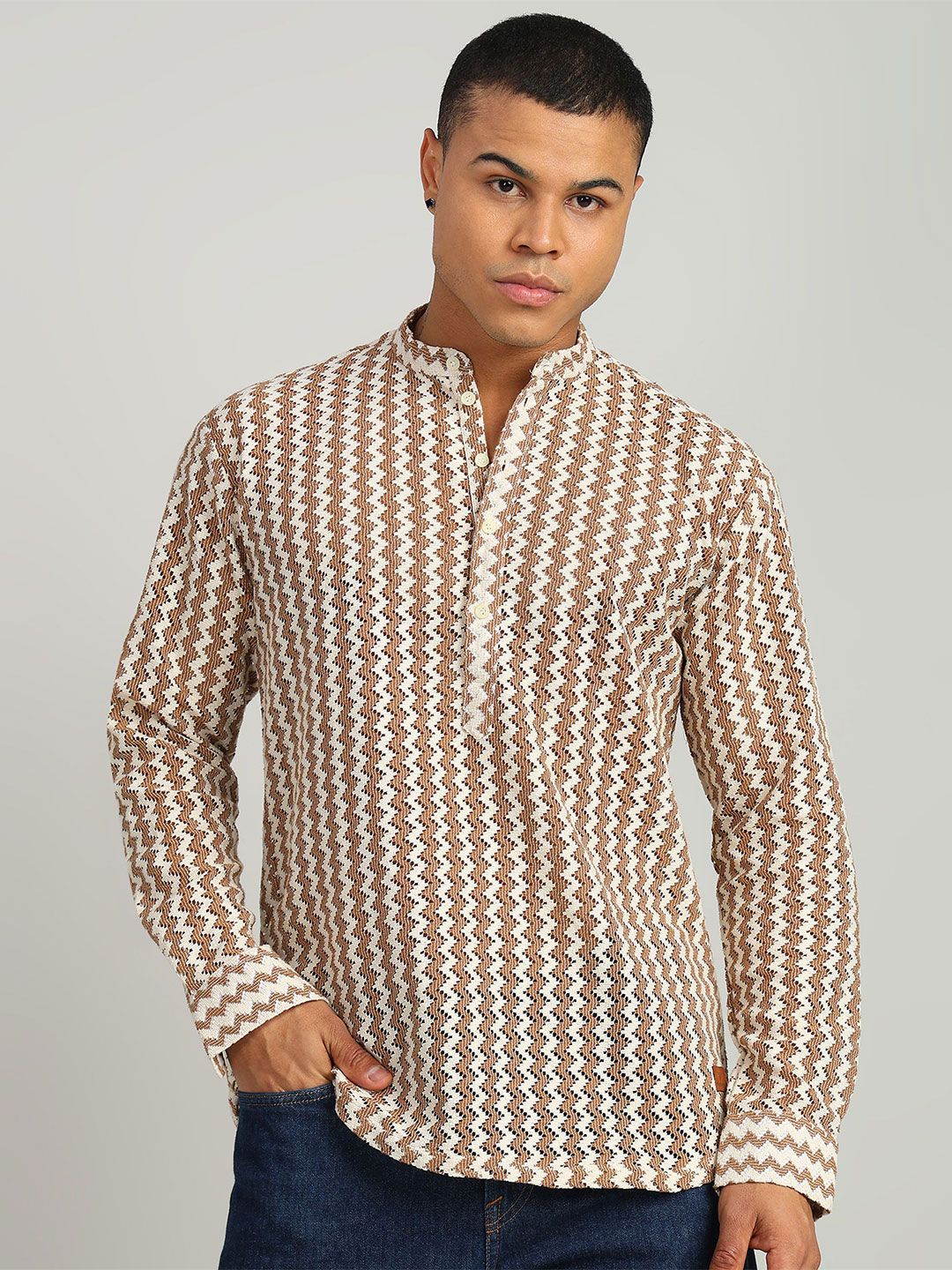 FUBAR Men Slim Fit Opaque Casual Shirt-picture-32