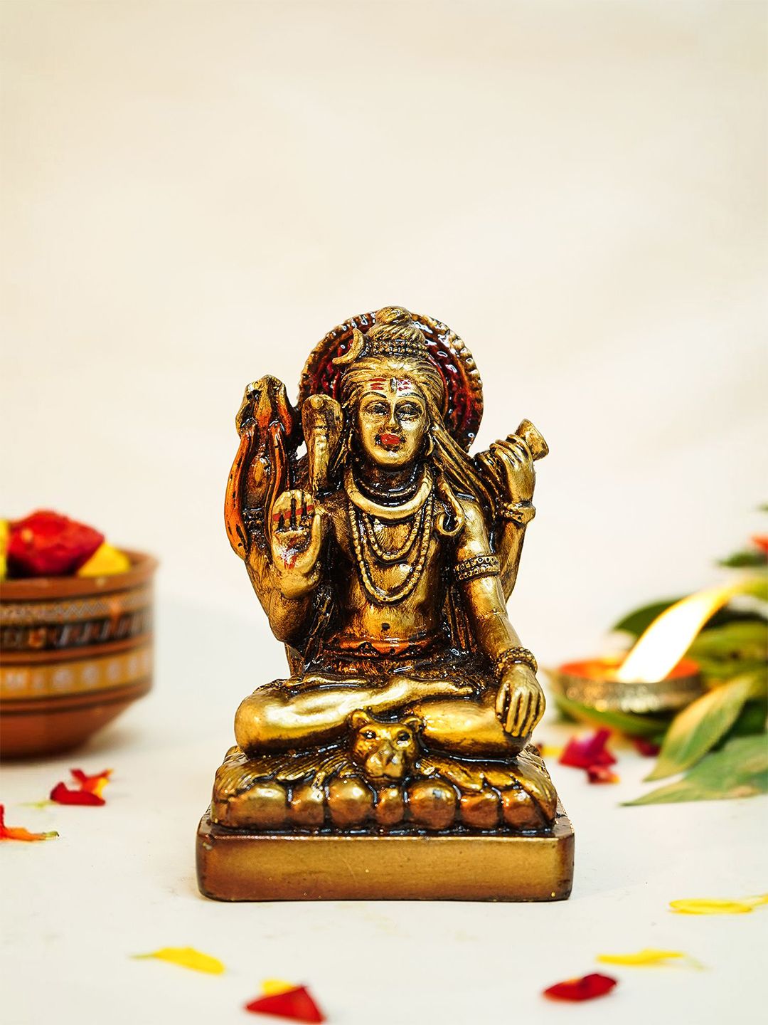 Ekhasa Gold-Toned Religious Idol Showpiece-picture-28