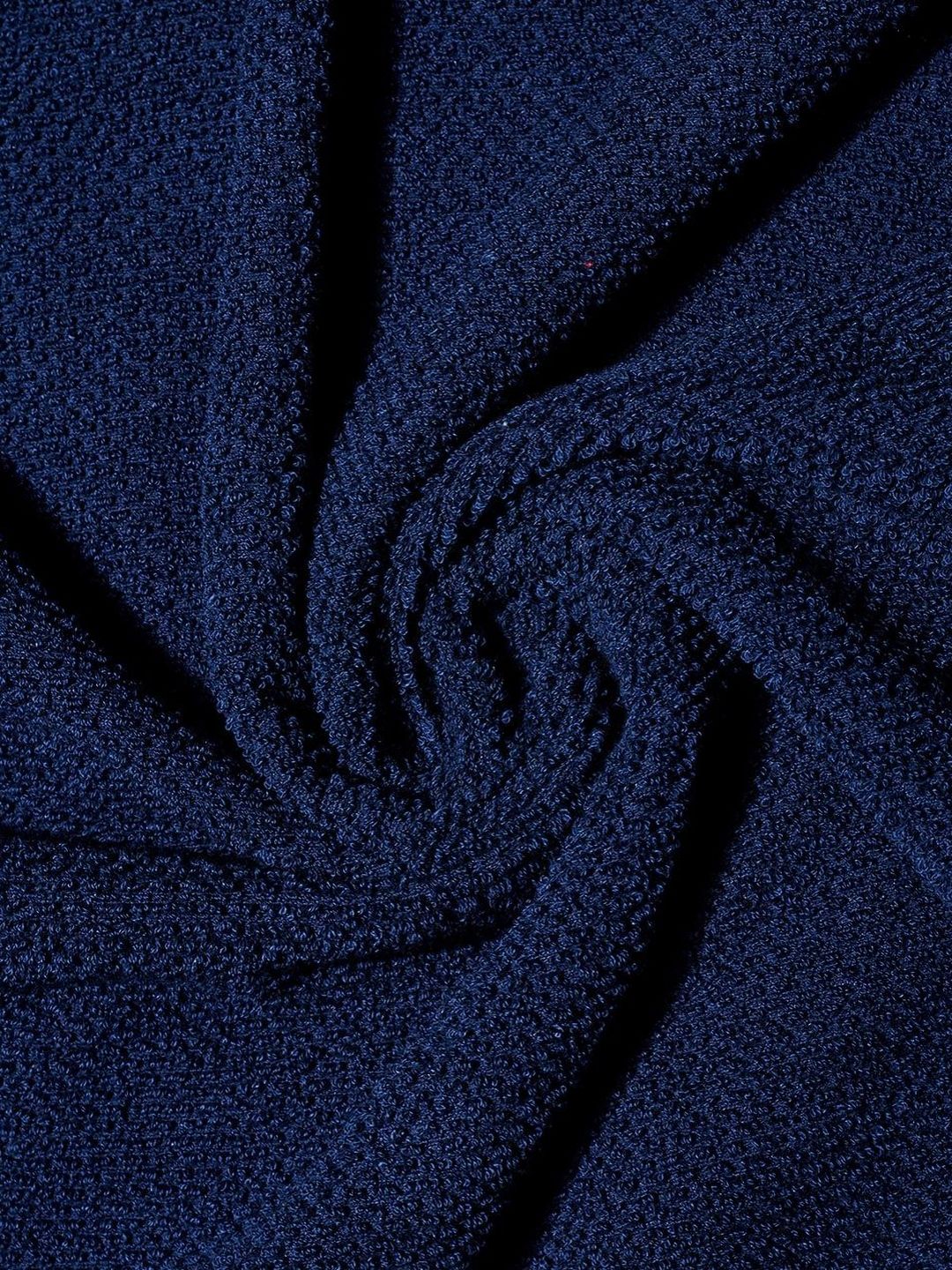 Fabindia Navy Blue Hanah Cotton 570 GSM Bath Towel-image-34