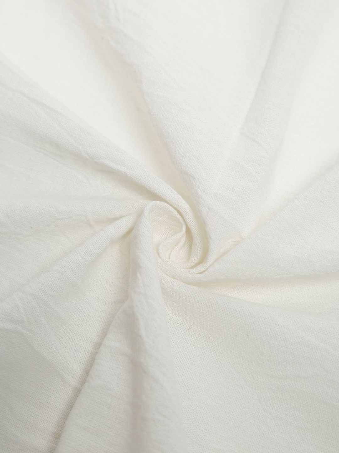 Fabindia White & Yellow Cotton 125 GSM Bath Towel