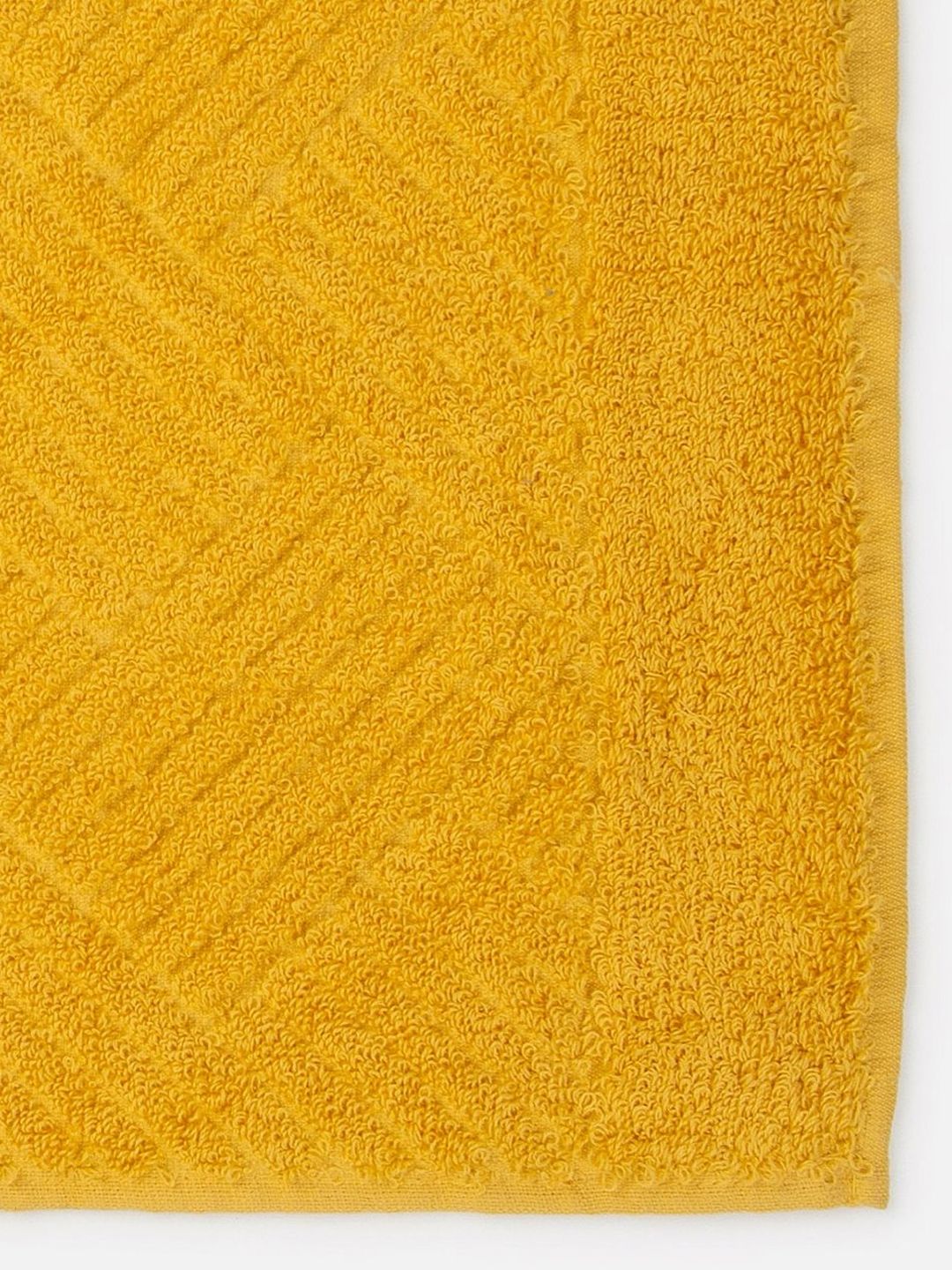 Fabindia Palash Yellow Woven Self-Design 500 GSM Hand Towel-image-11