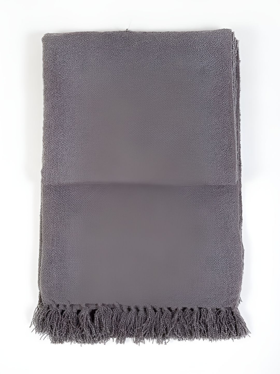 Fabindia Grey Woven Boucle Throw-picture-12