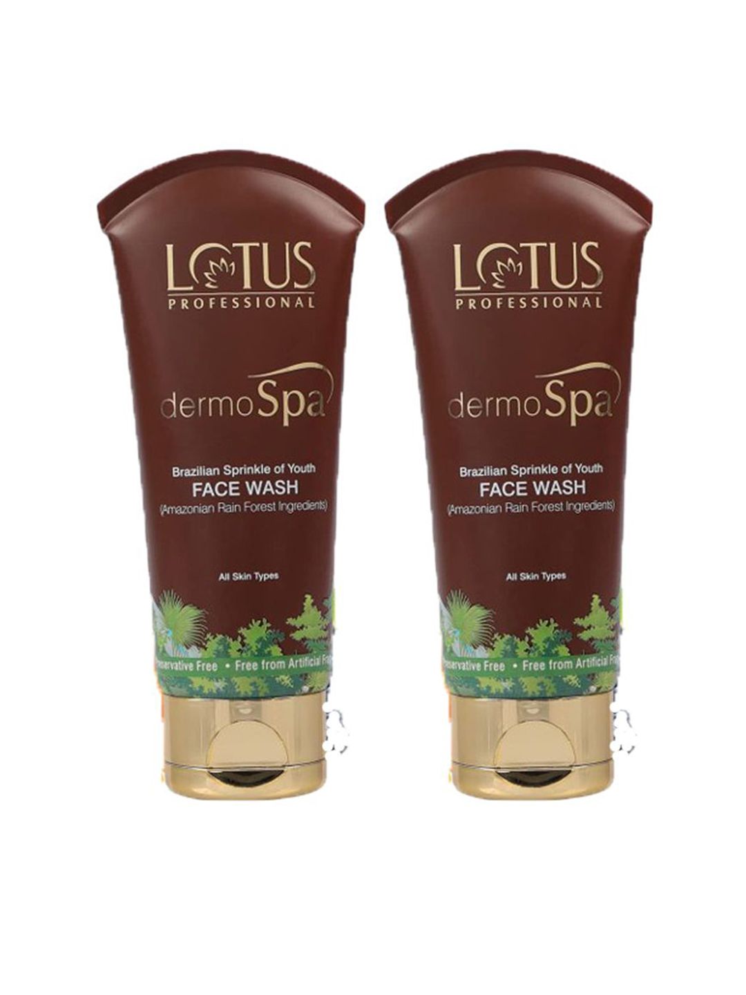 Lotus Professional Set Of 2 DermoSpa Brazilian Sprinkle Of Youth Face Wash -80gm