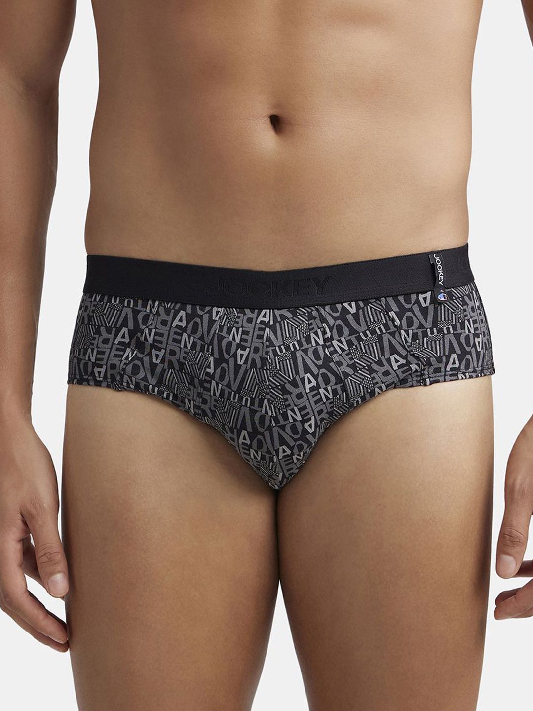 Jockey Men  Printed Cotton Basic BriefsUS52-0105-BLACK-image-34
