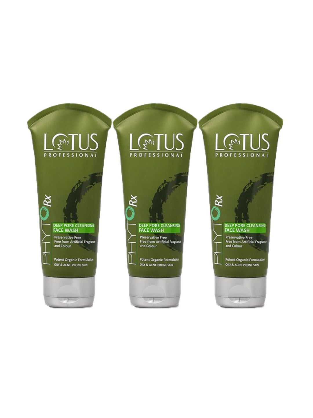 Lotus Professional Set Of 3 Phytorx Deep Pore Cleansing Face Wash - 80 gm-image-35