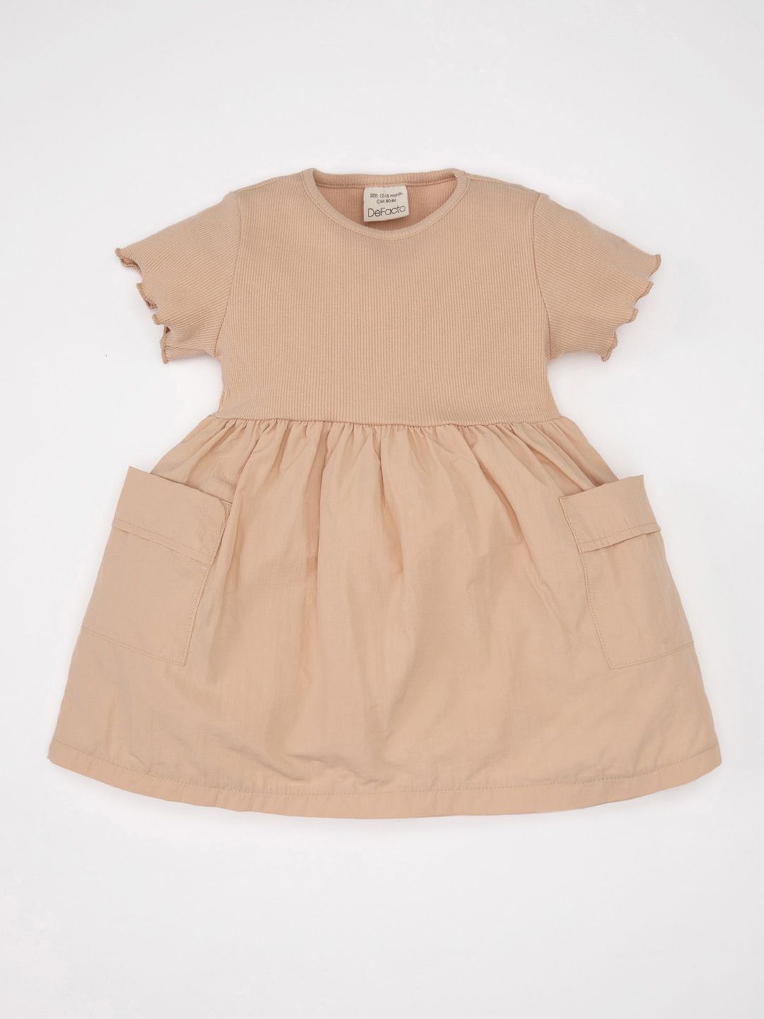 DeFacto Girls Round Neck Fit & Flare Dress-picture-34