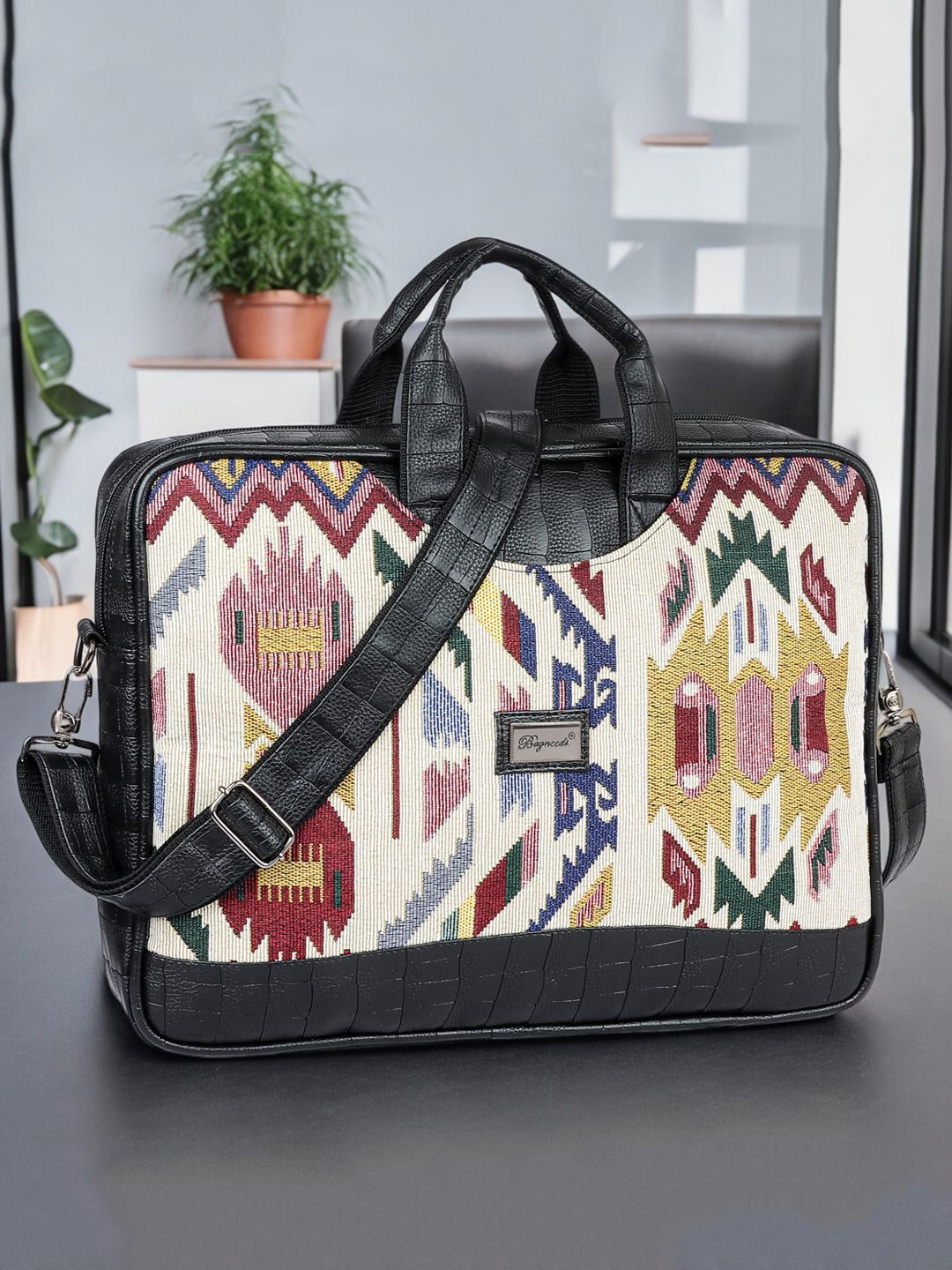 bagneeds Unisex Printed Laptop Bag-picture-36
