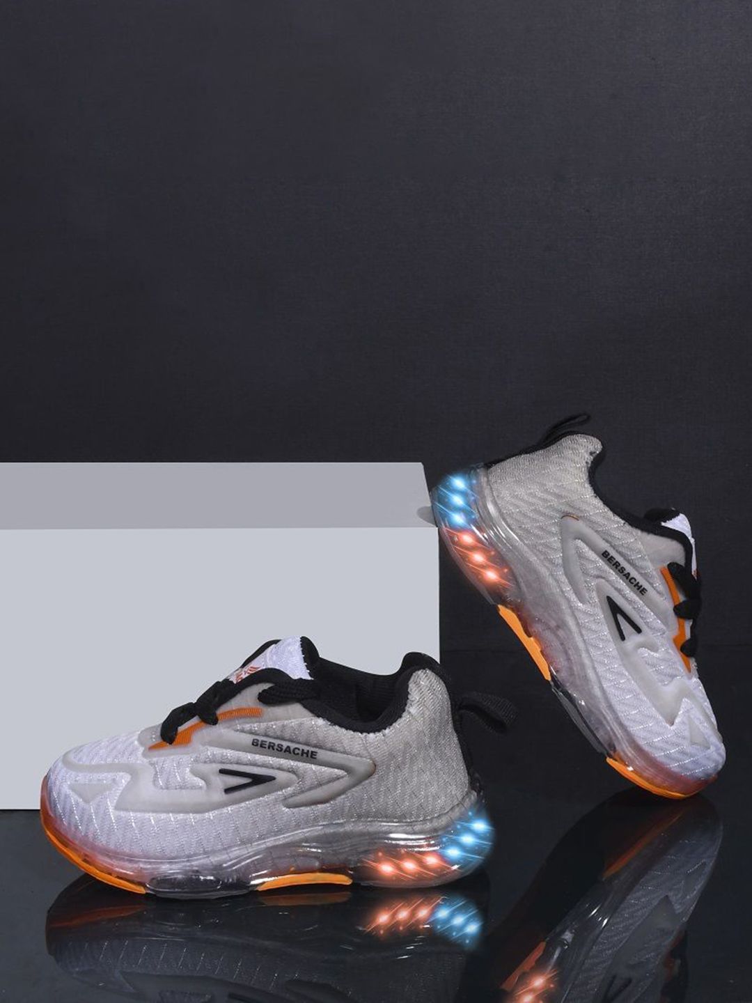 BERSACHE Boys Woven Design Sneakers-picture-31