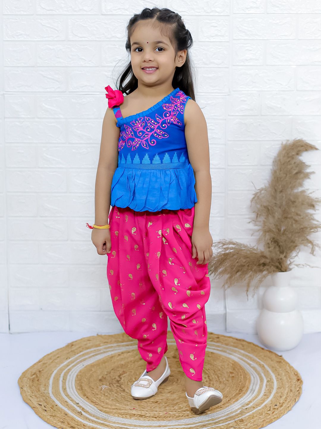 Twisha Girls Top with Dhoti Pants-picture-33