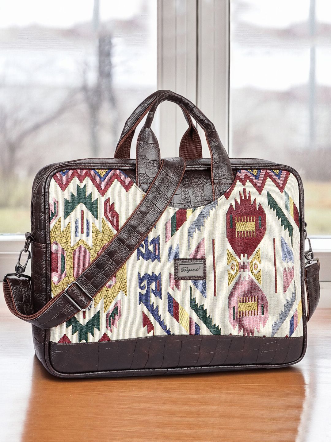 bagneeds Unisex Printed Laptop Bag-picture-46