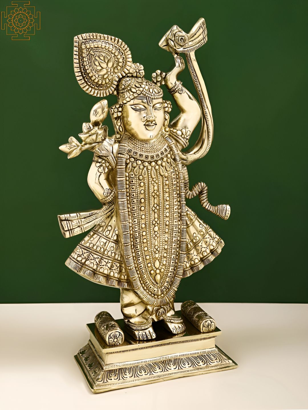 Exotic India Gold-Toned Religious Idol Showpiece-picture-31