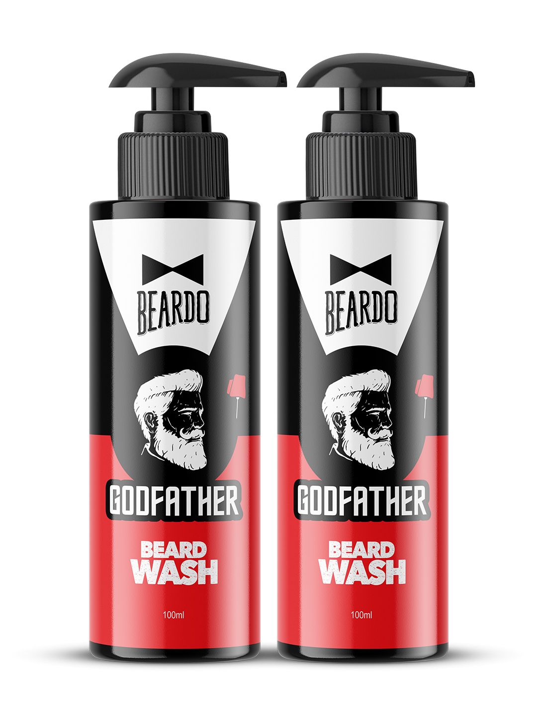 BEARDO Men Set Of 2 Godfather Beard Wash with Avocado Oil & Argan Oil - 100ml Each-image-25