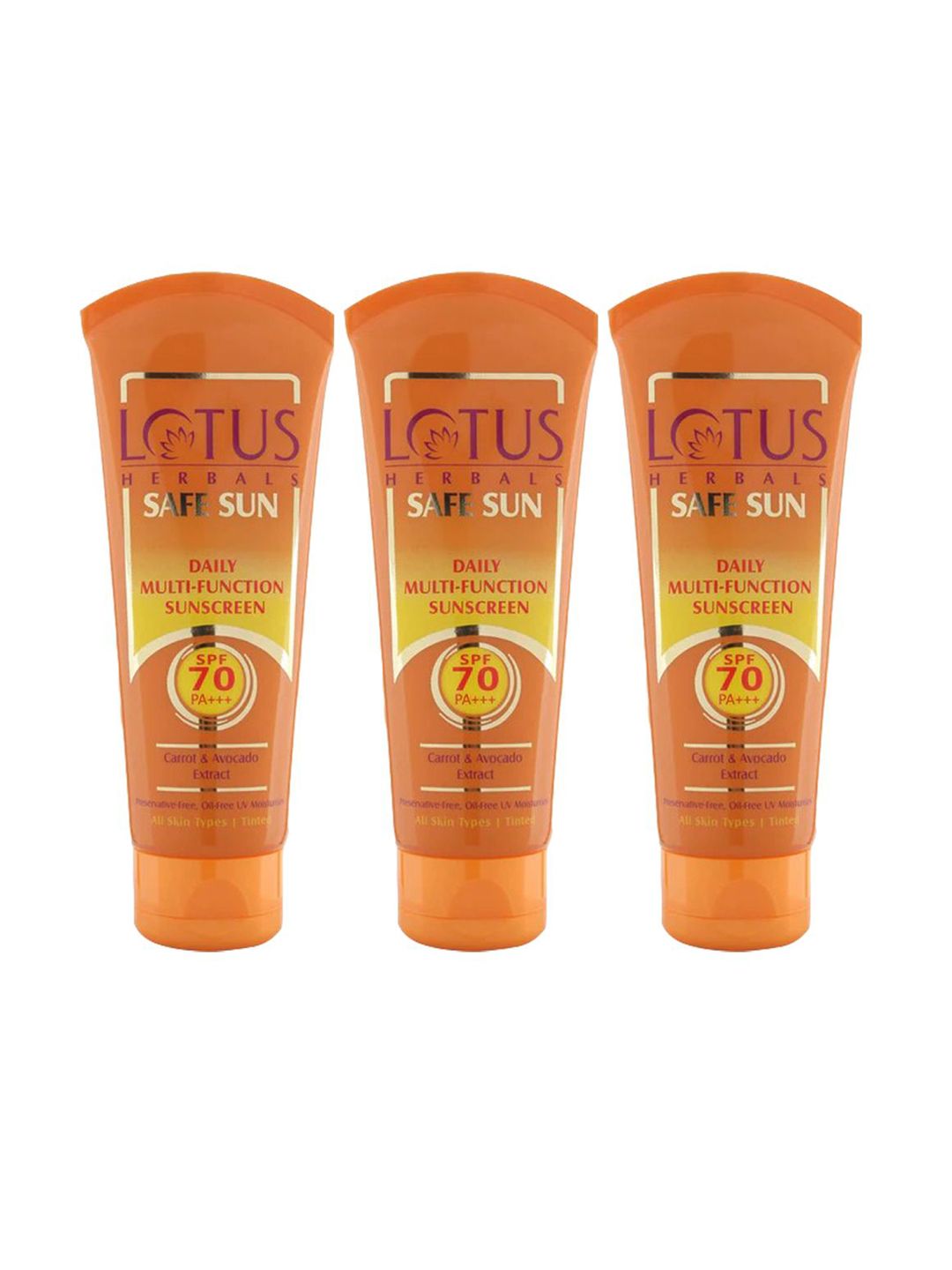 Lotus Herbals Set Of 3 Safe Sun Daily Multi-Function Sunscreen- 60g Each-picture-48