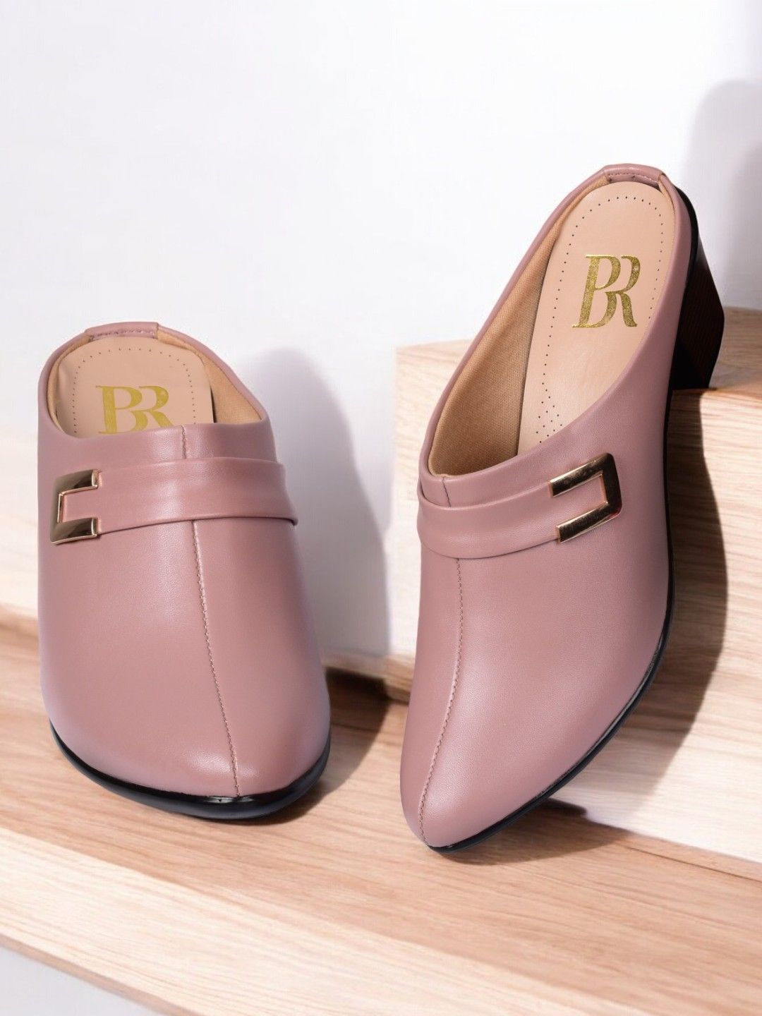 Bella Rosa PU Block with Buckles-picture-35