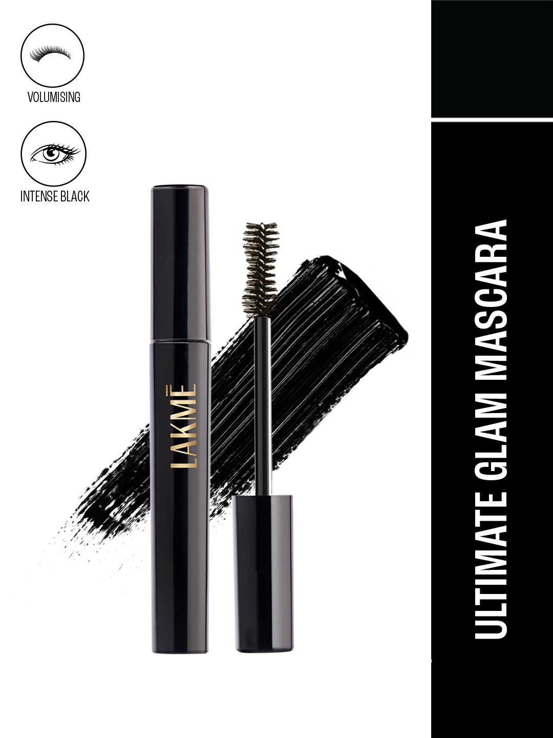 Lakme Ultimate Glam Volumising Water-Resistant Mascara 10ml - Black