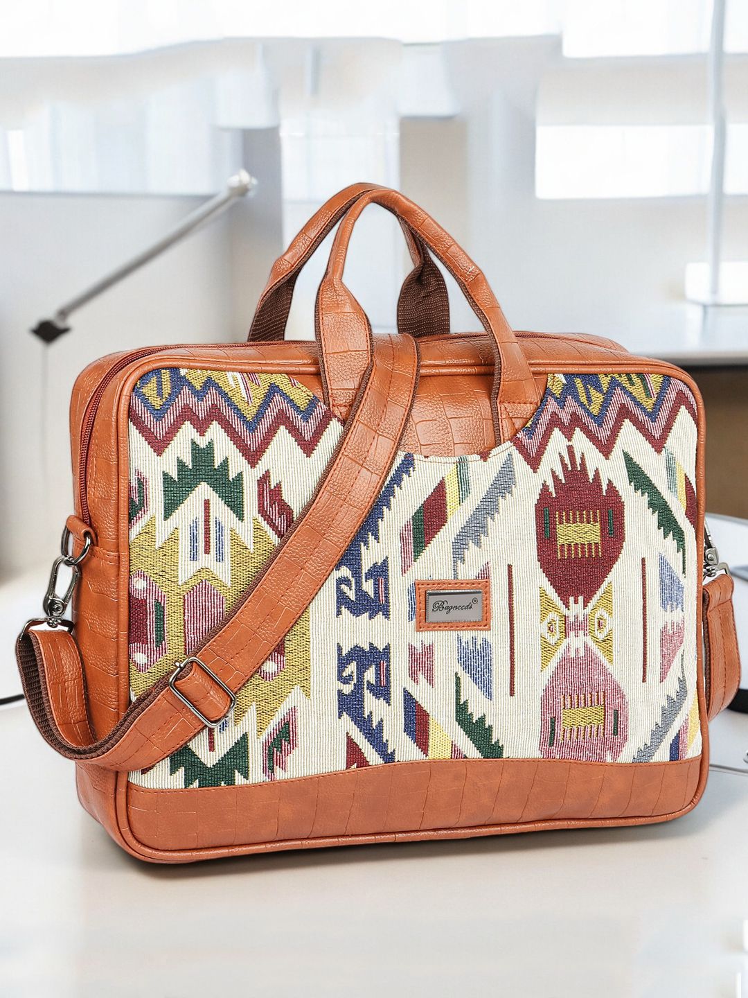bagneeds Unisex Printed Laptop Bag-picture-33
