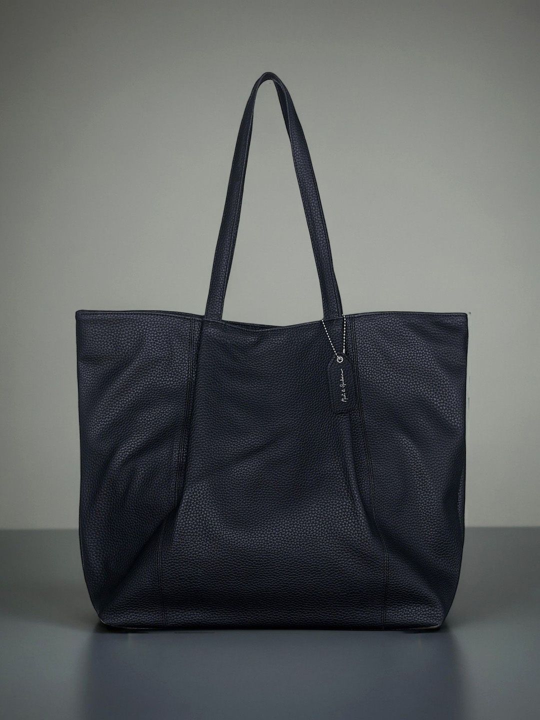 Mast & Harbour PU Oversized Shopper Tote Bag with Tasselled-picture-26