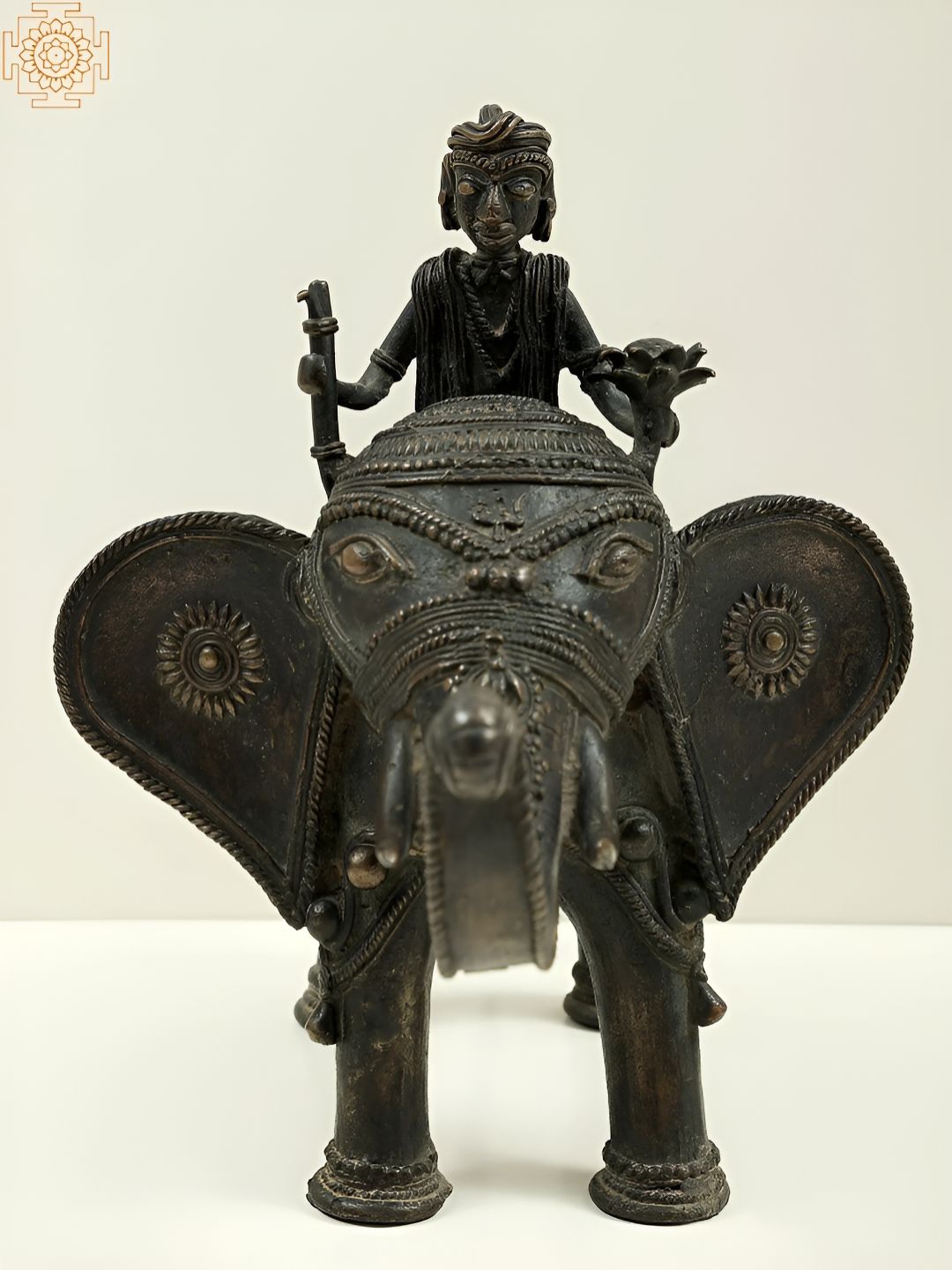 Exotic India Black Brass Figurine Showpiece-picture-33