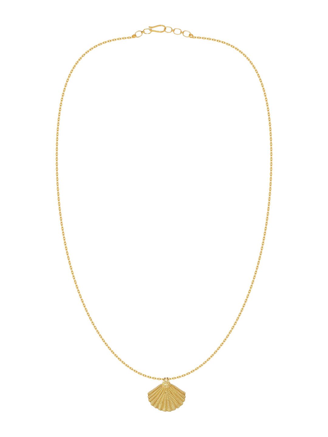 BHIMA BIS HUID 22K Oceana Single Shell Pendant Chain-6.371gm-image-2