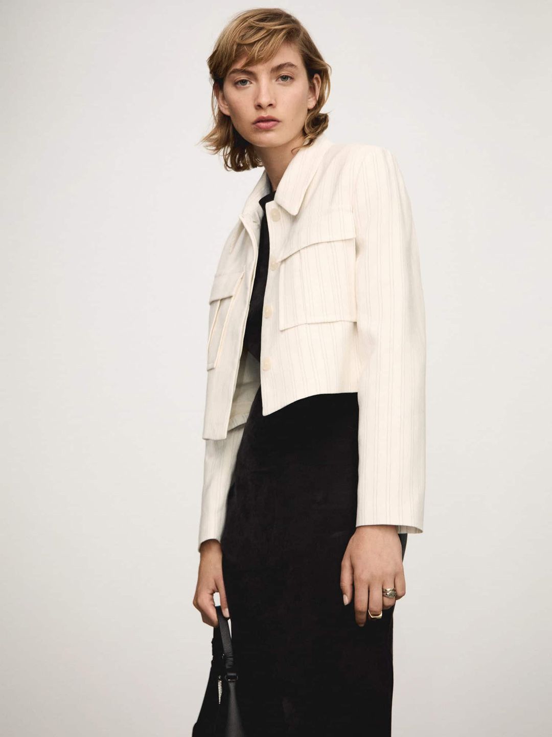 MANGO  Striped Tailored Jacket-picture-37