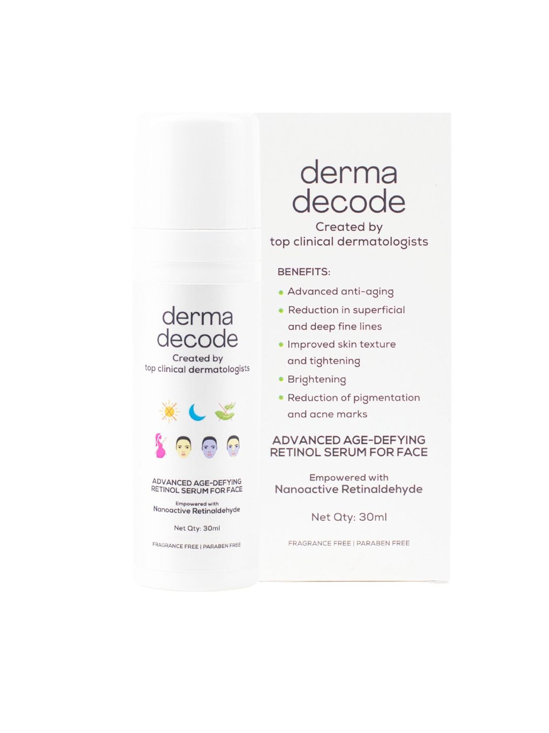 derma decode Advanced Age-Defying Retinol Serum - 30ml-image-2