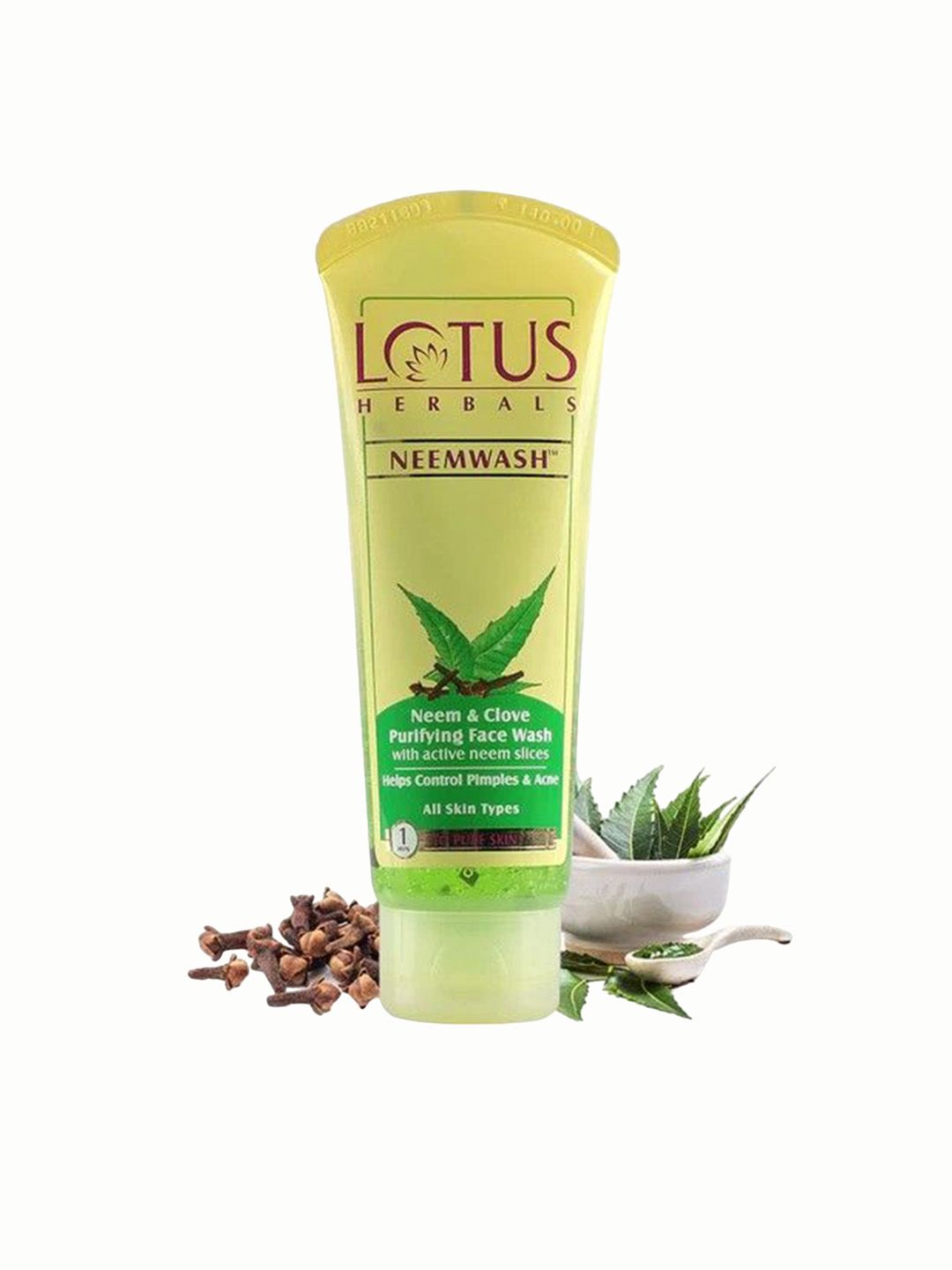 Lotus Herbals Neemwash Set Of 2 Neem & Clove Ultra Purifying Face Wash-120ml Each-image-28