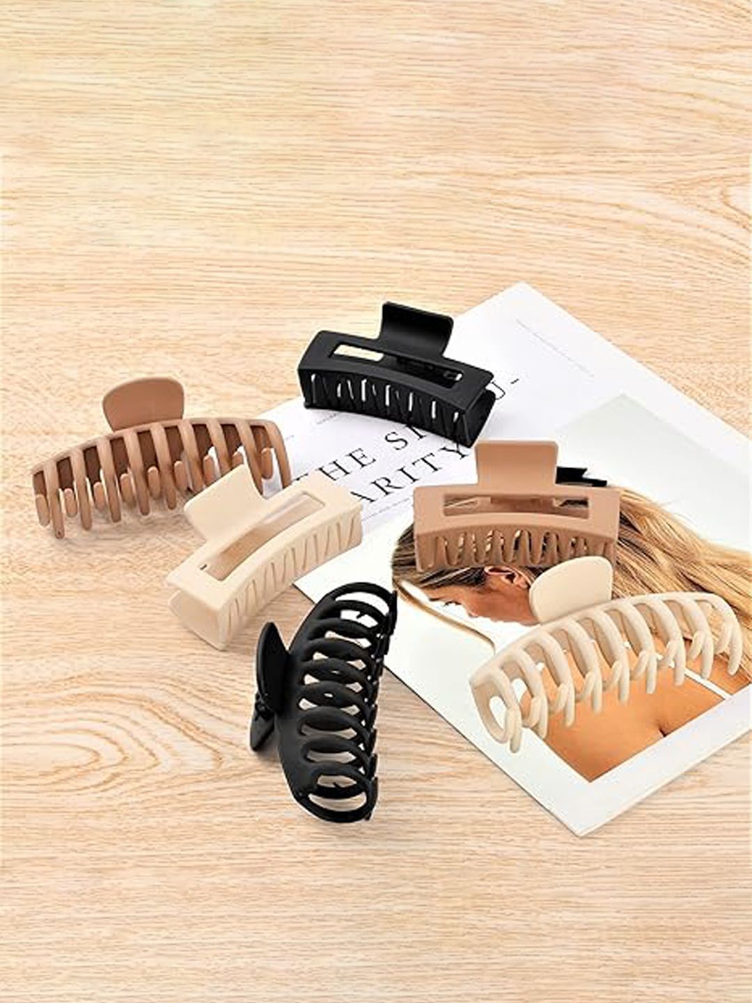 Xivir Women Set of 6 Claw Clip-picture-21