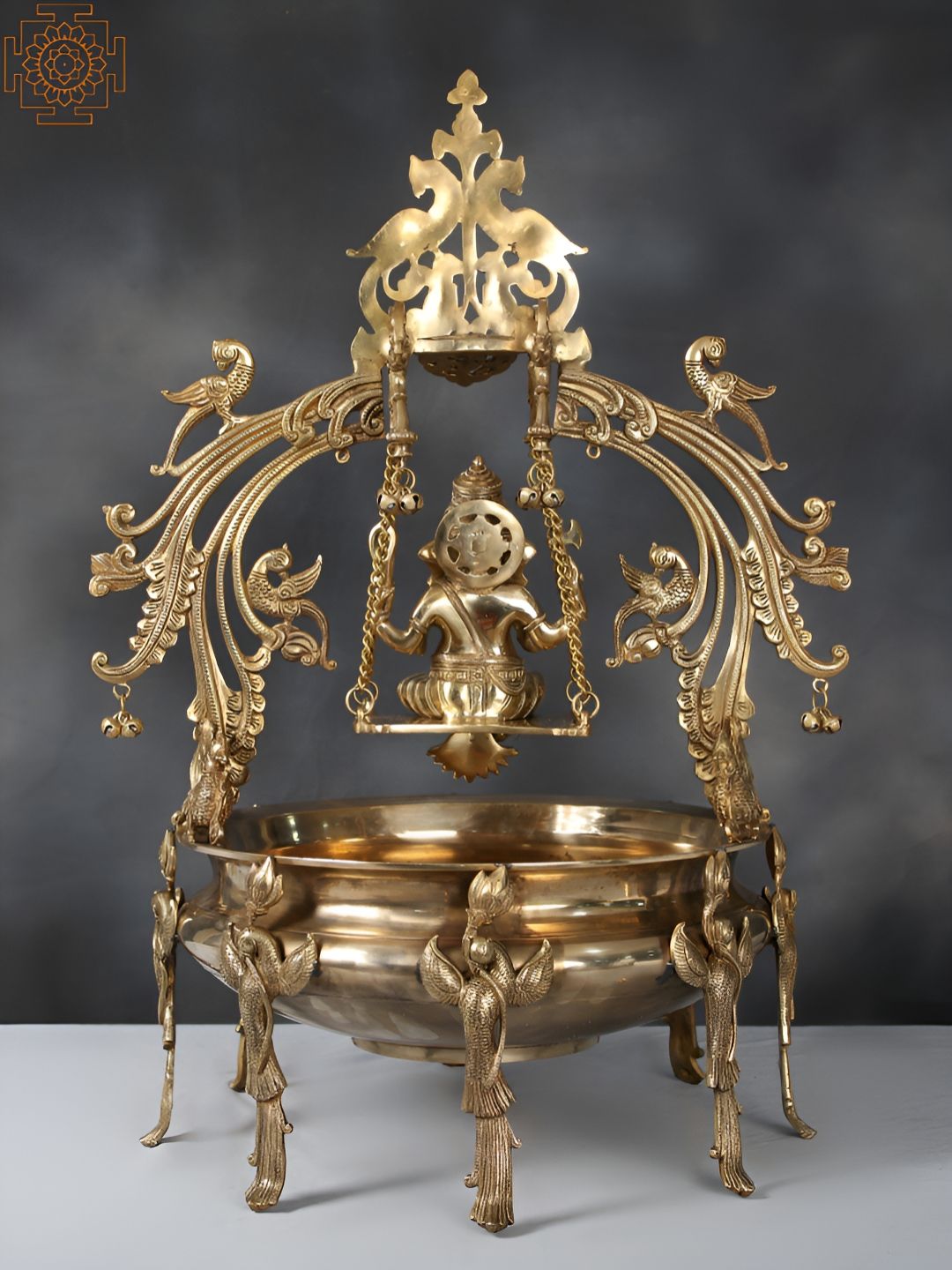 Exotic India Gold-Toned Religious Idol Showpiece-picture-38