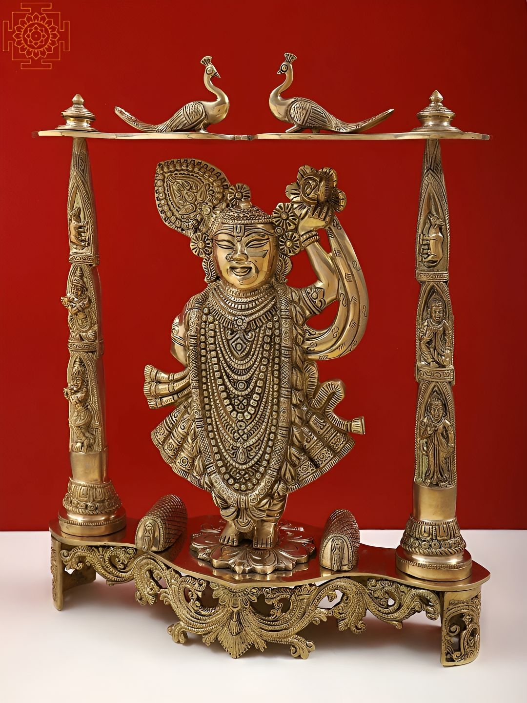 Exotic India Gold-Toned Religious Idol Showpiece-picture-23