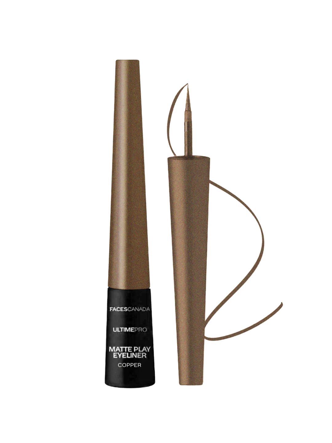 FACES CANADA Ultime Pro Matte Play Waterproof Liquid Eyeliner 2.5ml - Copper-image-41