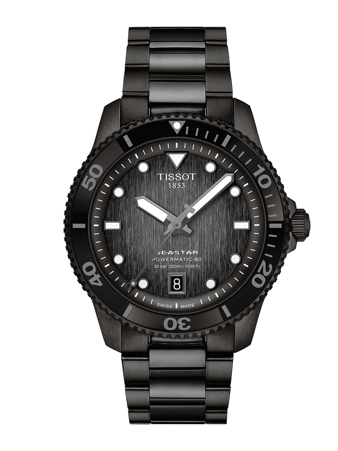 TISSOT Unisex Dial & Stainless Steel Bracelet Style Straps Analogue Automatic Motion Powered Watch-picture-20