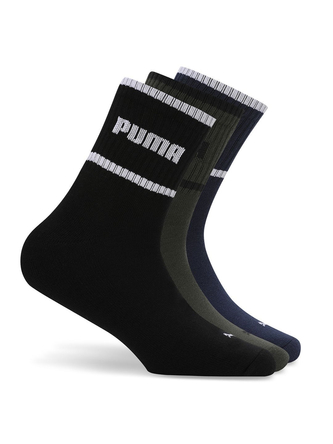 Puma Unisex Pack Of 3 Ankle-Length Socks-picture-26