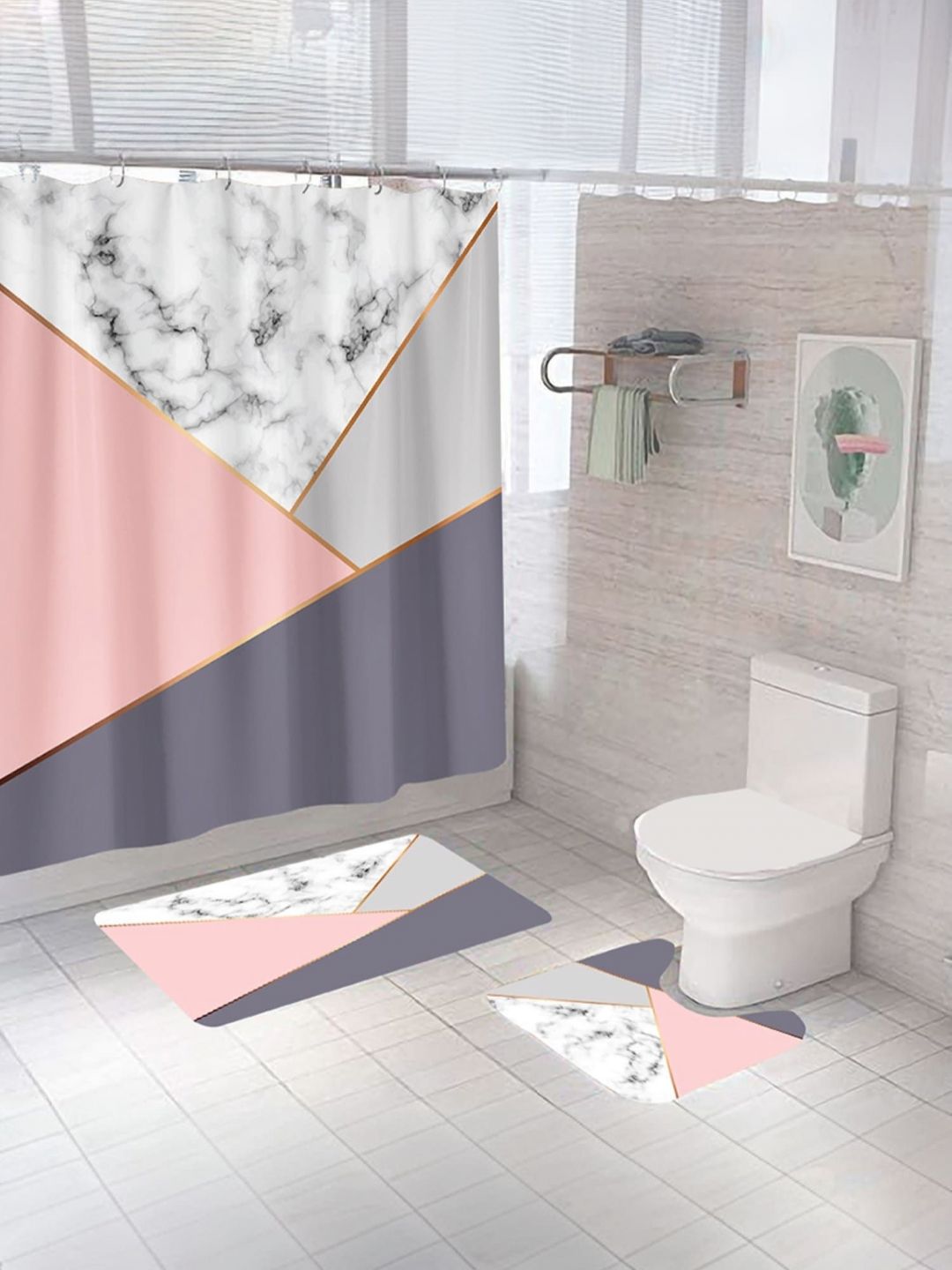 The Better Home Pink & Grey Long Door Core-picture-0